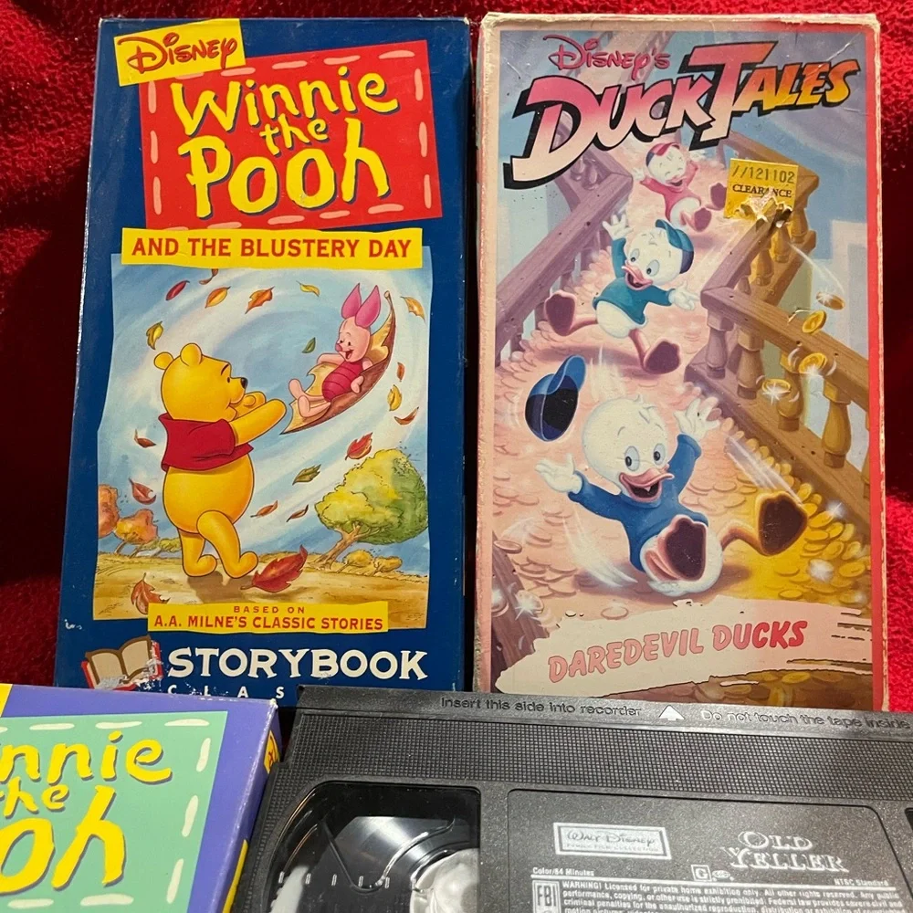 Disney VHS Collection - Black and Colorful Covers